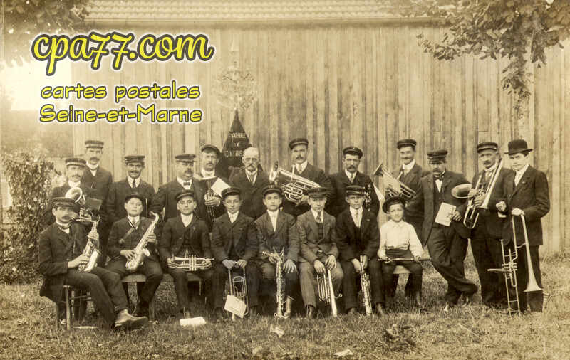 Coubert (Seine-et-Marne) - Carte photo – Fanfare