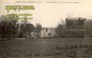 Couilly Pont Aux Dames (Seine-et-Marne) - Le Gazomètre et vue de Pont-aux-Dames