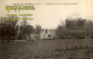 Couilly Pont Aux Dames (Seine-et-Marne) - Le Gazomètre et vue de Pont-aux-Dames