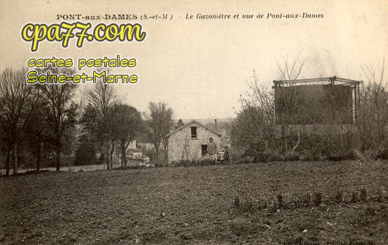 Couilly Pont Aux Dames (Seine-et-Marne) - Le Gazomètre et vue de Pont-aux-Dames