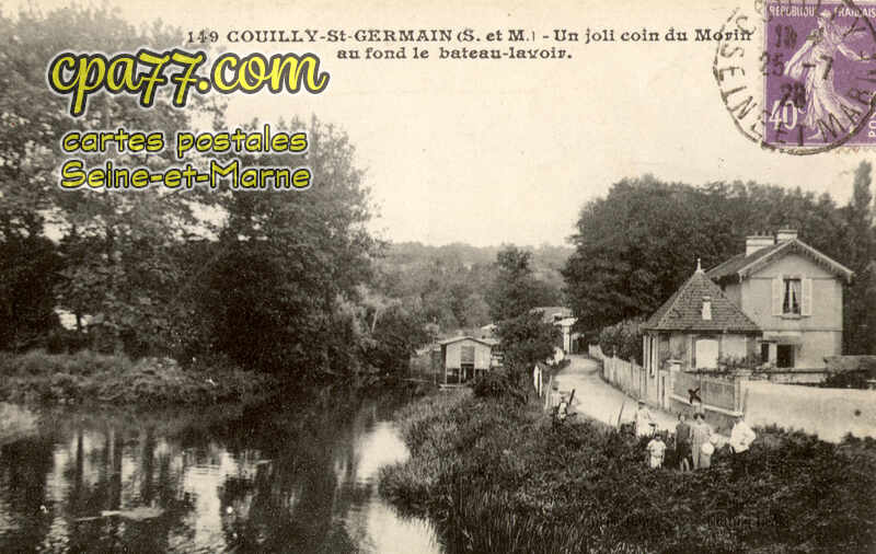 Couilly Pont Aux Dames (Seine-et-Marne) - Un joli coin du Morin, au fond le bateau-lavoir
