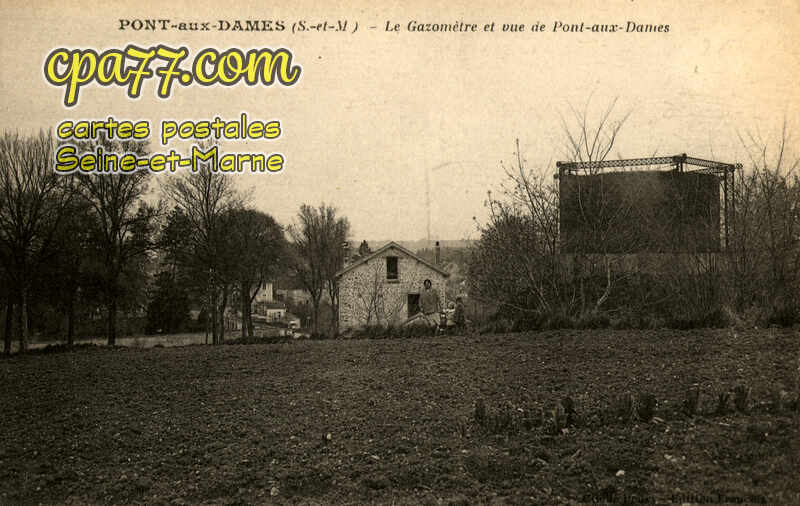 Couilly Pont Aux Dames (Seine-et-Marne) - Le Gazomètre et vue de Pont-aux-Dames