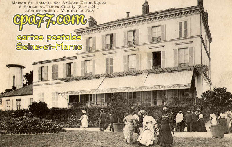 Couilly Pont Aux Dames (Seine-et-Marne) - Maison de Retraite des Artistes Dramatiques – Administration – Vue sur le Parc