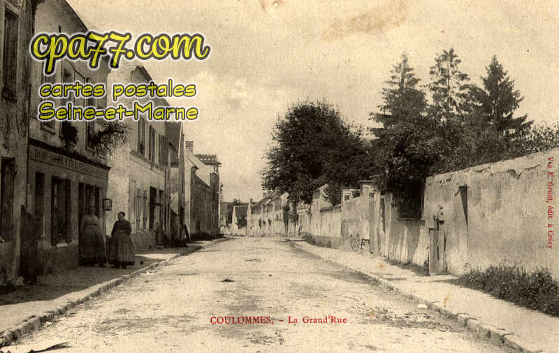 Coulommes (Seine-et-Marne) - La Grande Rue