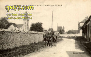 Coulommes (Seine-et-Marne) - Entrée de Coulommes par Sancy