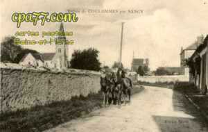 Coulommes (Seine-et-Marne) - Entrée de Coulommes par Sancy