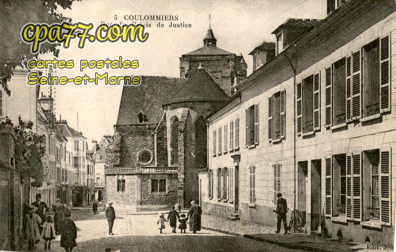Coulommiers (Seine-et-Marne) - Rue du Palais de Justice (en l&rsquo;état)