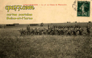 Coulommiers (Seine-et-Marne) - Le 76e au Champ de Manoeuvres