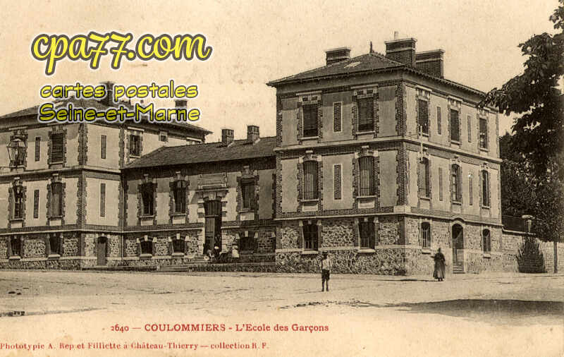 Coulommiers (Seine-et-Marne) - L&rsquo;Ecole des Garçons