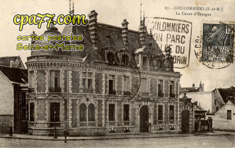 Coulommiers (Seine-et-Marne) - La Caisse d&rsquo;Epargne