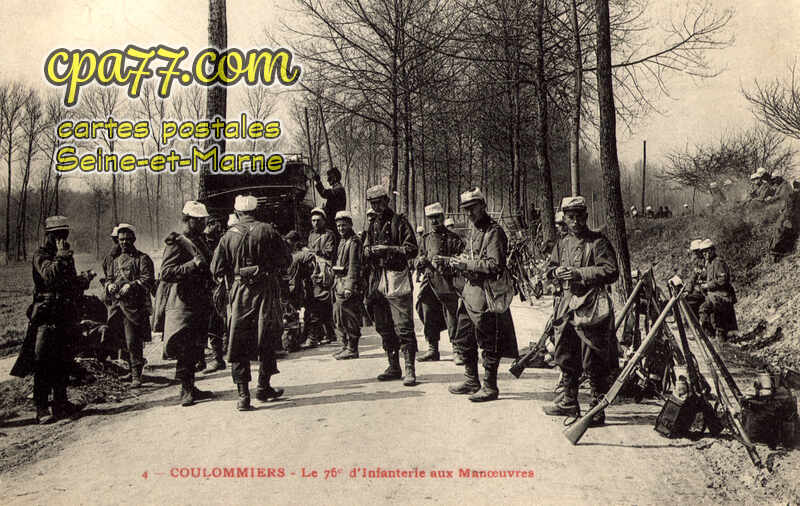 Coulommiers (Seine-et-Marne) - Le 76e d&rsquo;Infanterie aux Manoeuvres