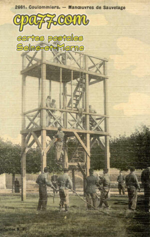 Coulommiers (Seine-et-Marne) - Manœuvres de Sauvetage