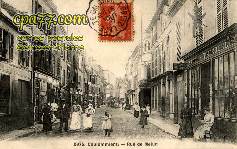 Coulommiers (Seine-et-Marne) - Rue de Melun