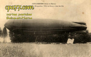 Coulommiers (Seine-et-Marne) - Atterrissage du Dirigeable  » Ville de Nancy  » dans les blés