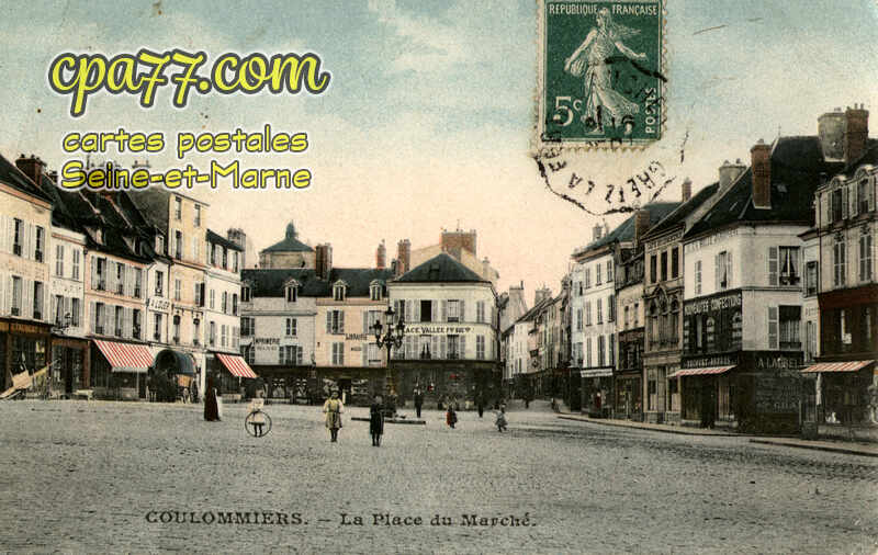 Coulommiers (Seine-et-Marne) - La Place du Marché