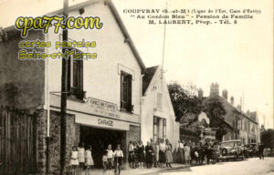 Coupvray (Seine-et-Marne) - « Au Cordon Bleu » – Pension de Famille M. Laurent