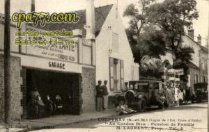 Coupvray (Seine-et-Marne) - « Au Cordon Bleu » Pension de Famille – M. Laurent, Prop. – Tél. 5