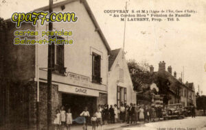 Coupvray (Seine-et-Marne) - « Au Cordon Bleu » Pension de Famille – M. Laurent, Prop. – Tél. 5