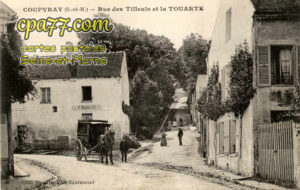 Coupvray (Seine-et-Marne) - Rue des Tilleuls et la TOUARTE