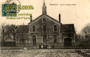 Courchamp (Seine-et-Marne) - Courchamp – Mairie et Ecole