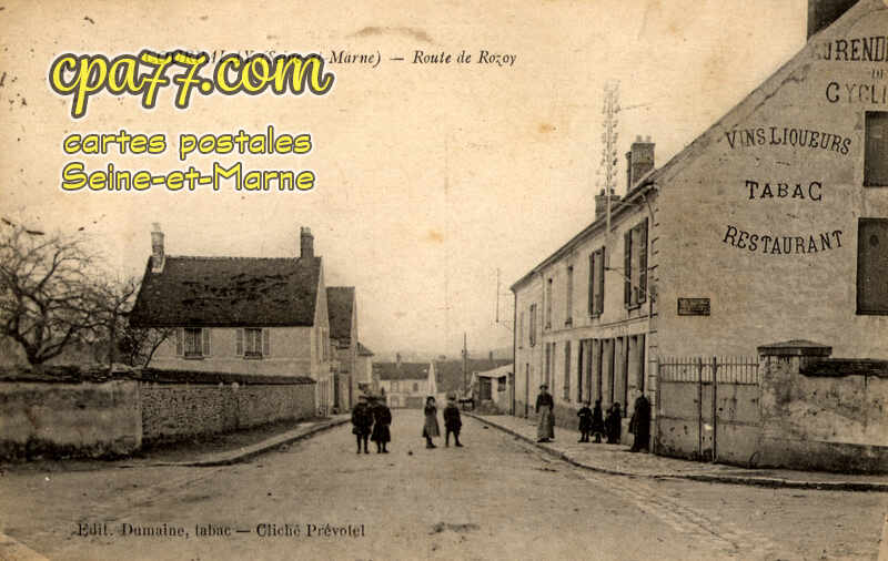 Courpalay (Seine-et-Marne) - Route de Rozoy