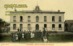 Courpalay (Seine-et-Marne) - Mairie et Ecole des Garçons