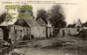 Courtacon (Seine-et-Marne) - Bataille de la Marne – Septembre 1914