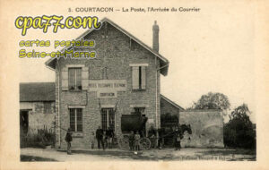 Courtacon (Seine-et-Marne) - La Poste, l’Arrivée du Courrier