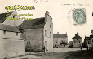 Courtry (Seine-et-Marne) - Place de l&rsquo;Eglise