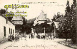 Coutencon (Seine-et-Marne) - Entrée du Château