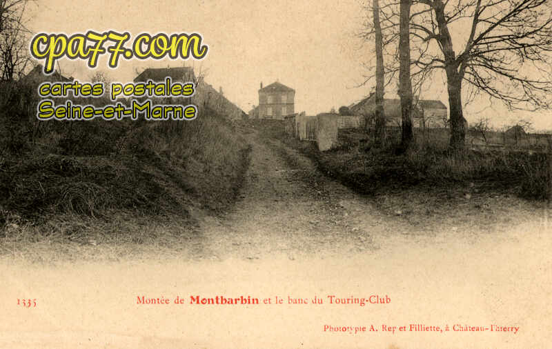 Crécy La Chapelle (Seine-et-Marne) - Montée de Montbarbin et le banc du Touring-Club