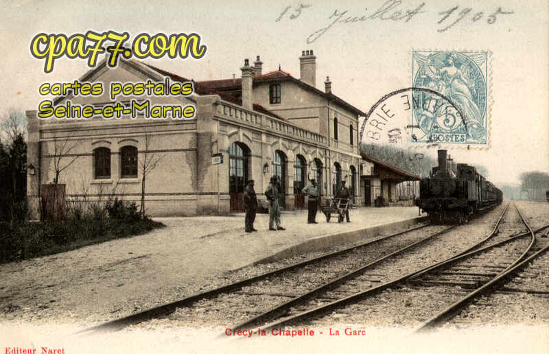 Crécy La Chapelle (Seine-et-Marne) - La Gare