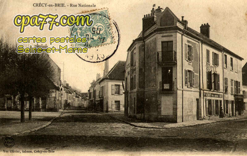 Crécy La Chapelle (Seine-et-Marne) - Rue Nationale
