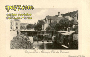 Crécy La Chapelle (Seine-et-Marne) - Barrage, Rue des Tanneurs