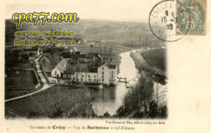 Crécy La Chapelle (Seine-et-Marne) - Vue de Serbonne à vol d&rsquo;oiseau