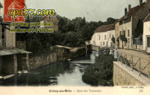 Crécy La Chapelle (Seine-et-Marne) - Quai des Tanneries
