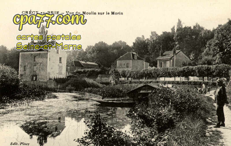 Crécy La Chapelle (Seine-et-Marne) - Vue du Moulin sur le Morin