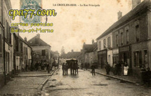 La Croix En Brie (Seine-et-Marne) - La Rue Principale