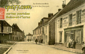 La Croix En Brie (Seine-et-Marne) - Vue de la Rue Principale