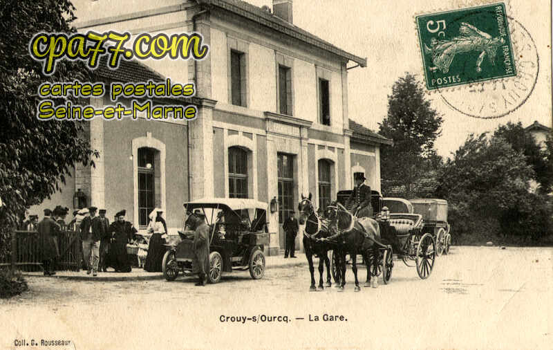 Crouy Sur Ourcq (Seine-et-Marne) - La Gare (en l&rsquo;état)