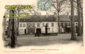 Crouy Sur Ourcq (Seine-et-Marne) - Place de Marché
