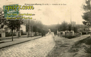 Crouy Sur Ourcq (Seine-et-Marne) - Avenue de la Gare