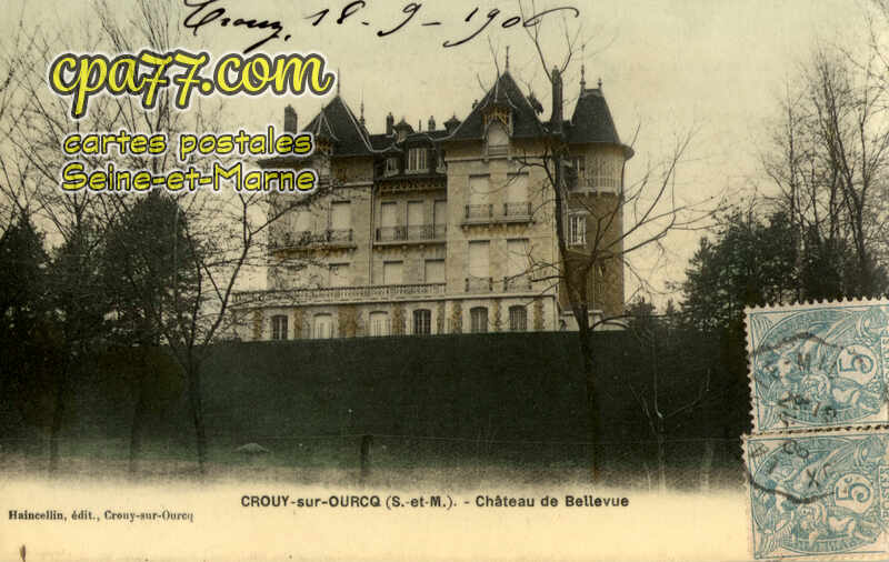 Crouy Sur Ourcq (Seine-et-Marne) - Château de Bellevue