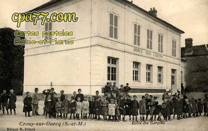 Crouy Sur Ourcq (Seine-et-Marne) - Ecole des Garçons