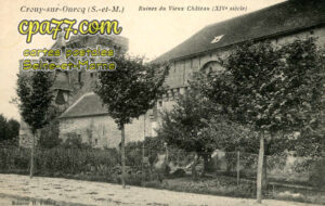 Crouy Sur Ourcq (Seine-et-Marne) - Ruines du Vieux Château (XIV°siècle)