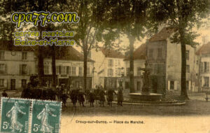 Crouy Sur Ourcq (Seine-et-Marne) - Place du Marché