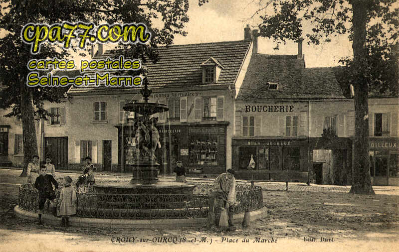 Crouy Sur Ourcq (Seine-et-Marne) - Place du Marché