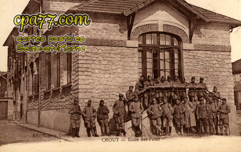 Crouy Sur Ourcq (Seine-et-Marne) - Ecole des Filles