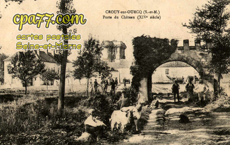 Crouy Sur Ourcq (Seine-et-Marne) - Porte du Château (XIVe siècle)