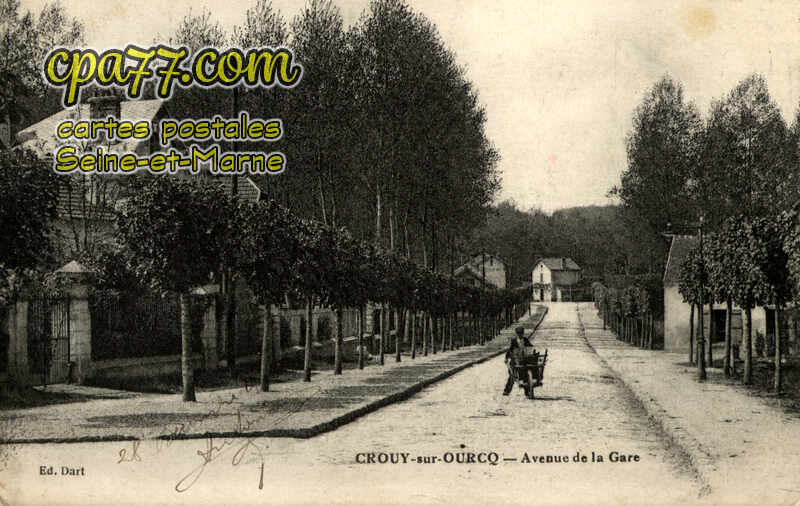 Crouy Sur Ourcq (Seine-et-Marne) - Avenue de la Gare
